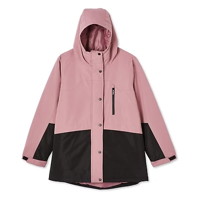 Athletic Works Women's Plus Ski Jacket, Sizes 1X-4X