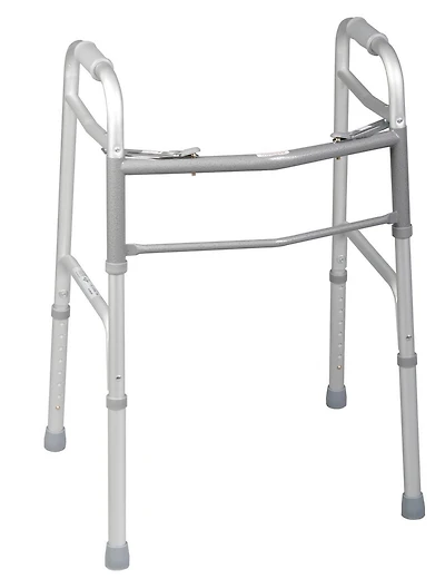Medline Junior Walker, 2 Button, Folding, 1" Adjustable