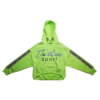 Girls Justice Slick Long Sleeve Hooded Pullover