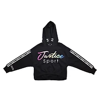 Girls Justice Slick Long Sleeve Hooded Pullover