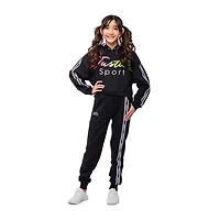 Girls Justice Slick Long Sleeve Hooded Pullover
