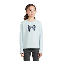 T-shirt à manches longues avec imprimé graphique George pour filles