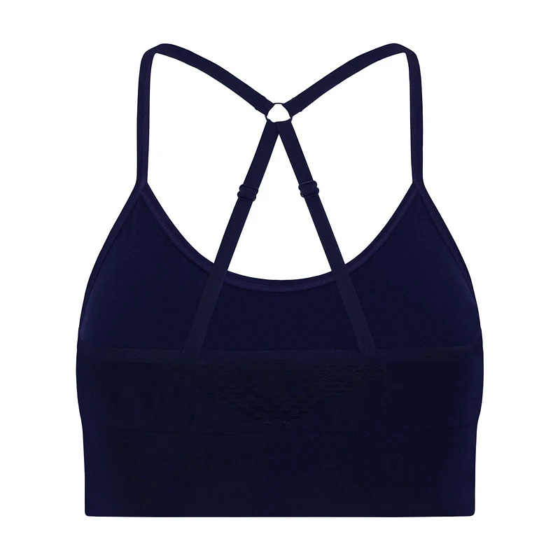 Reebok Ladies' Underwear 2 Pack Seamless Longline Performance Bralettes