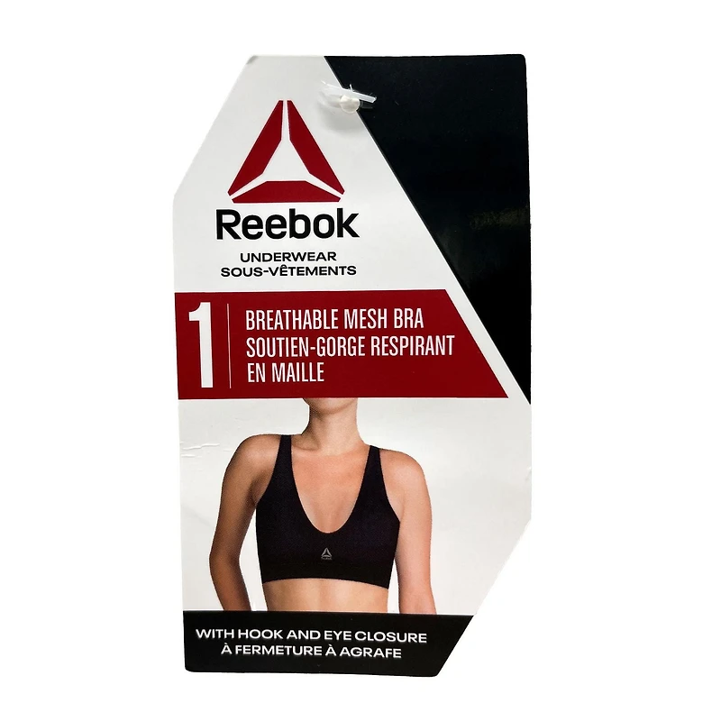 Reebok Ladies' 1 Pack Breathe Bra