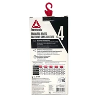 Reebok Ladies' 4 Pack Seamless Briefs, Size S-XL