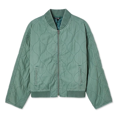 George Women's Quilted Bomber Jacket