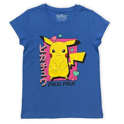Pokemon Tee-shirt manches courtes fille