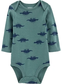 Ensemble 3 pièces pour nouveau-né garçon Carter's Child of Mine – Dinosaure olive