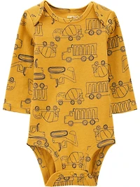 Carter's Child of Mine Newborn boys' 3-piece Set - Yellow Construction