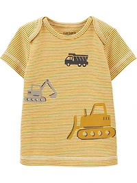 Ensemble 3 pièces pour nouveau-né garçon Carter's Child of Mine – Construction jaune