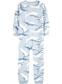 Carter's Child of Mine Kid Boys' 1-piece Pyjama - Blue Shark