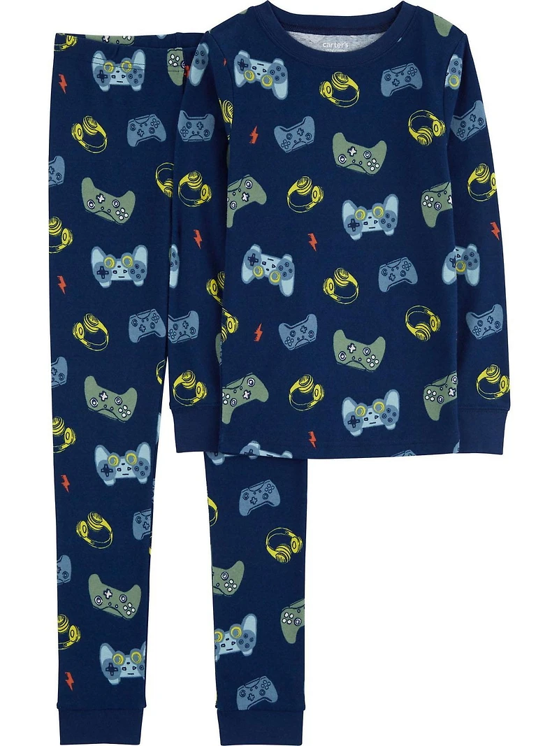 Pyjama 4 pièces pour Coton Garcon Carter's Child of Mine – Sports bleus
