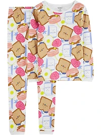Carter's Child of Mine Kid Girls' Cotton 4-piece Pyjama
