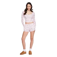 No Boundaries Women's Two Piece Pajama Set