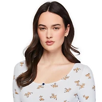 No Boundaries Women's Two Piece Pajama Set