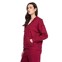 No Boundaries Women's Oversized Full Zip Hoodie