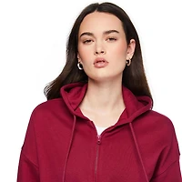No Boundaries Women's Oversized Full Zip Hoodie