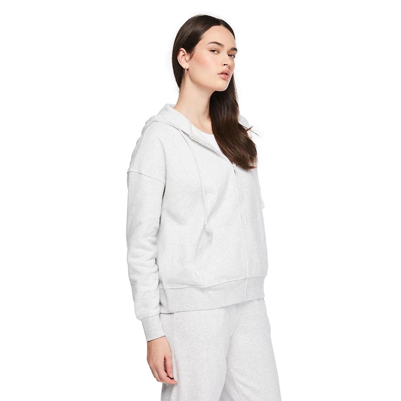 No Boundaries Women's Oversized Full Zip Hoodie