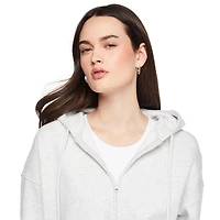 No Boundaries Women's Oversized Full Zip Hoodie