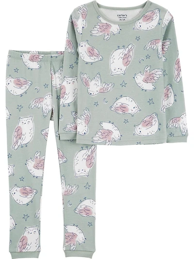 Carter's Child of Mine Pyjama 2 pièces - Oiseaux verts