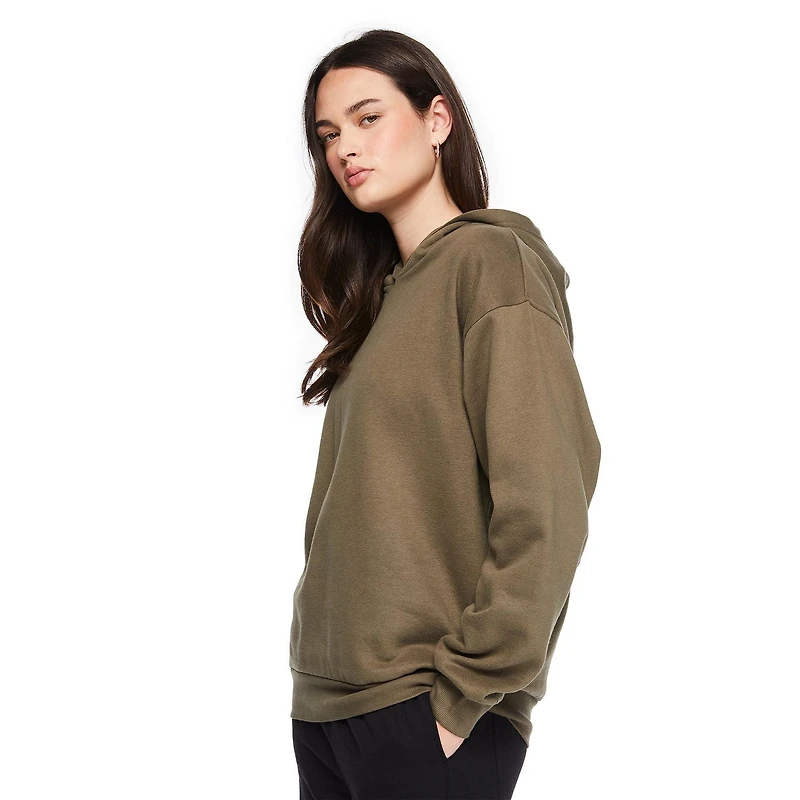 No Boundaries Women's Oversized Fleece Hoodie