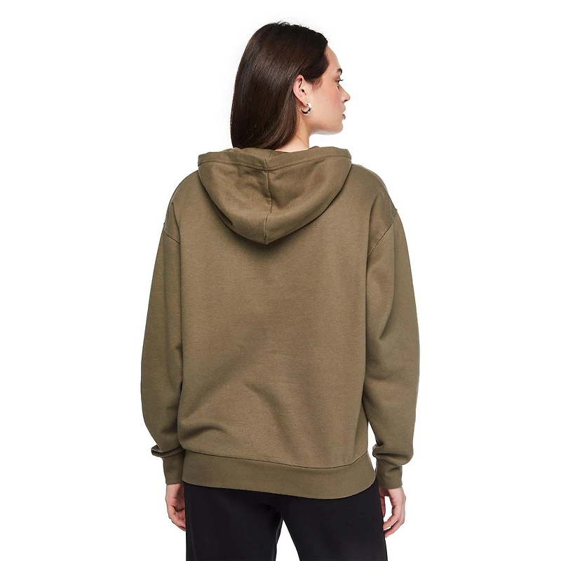 No Boundaries Women's Oversized Fleece Hoodie