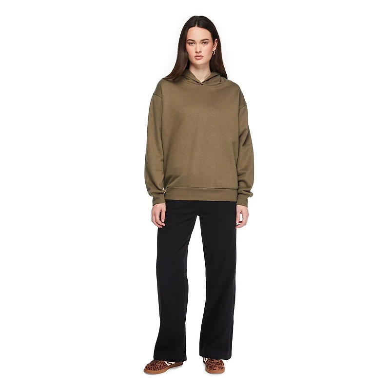 No Boundaries Women's Oversized Fleece Hoodie