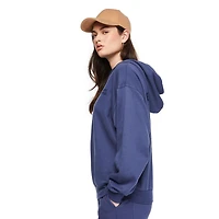 Haut à capuchon surdimensionné en molleton No Boundaries pour femmes