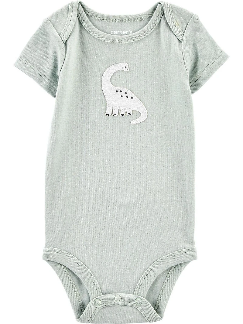Carter's Child of Mine Newborn boys' 3-piece Set - Grey Green Dino