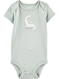 Carter's Child of Mine Newborn boys' 3-piece Set - Grey Green Dino