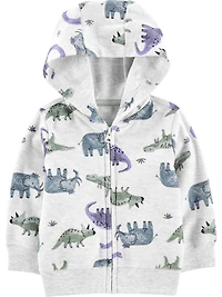 Carter's Child of Mine Newborn boys' 3-piece Set - Grey Green Dino