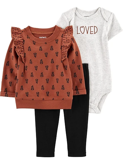 Carter's Child of Mine Newborn girls' 3-piece Set