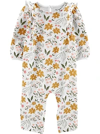 Carter's Child of Mine Newborn Girls' 1 piece - Heather Floral