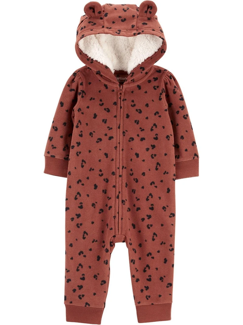 Carter's Child of Mine Newborn Girls' 1 piece - Animal Print
