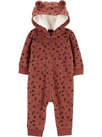 Carter's Child of Mine Newborn Girls' 1 piece - Animal Print
