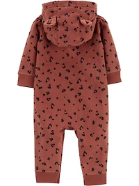 Carter's Child of Mine Newborn Girls' 1 piece - Animal Print