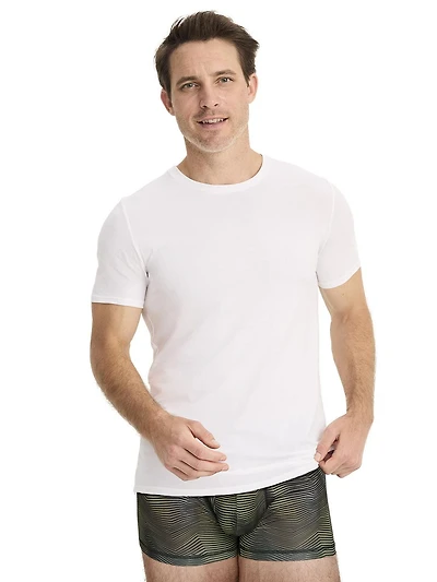 Cotton Stretch Short Sleeve Undershirt - 3 Pack