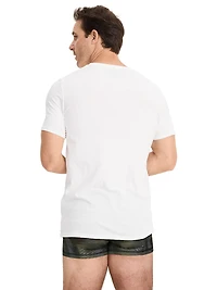 Cotton Stretch Short Sleeve Undershirt - 3 Pack
