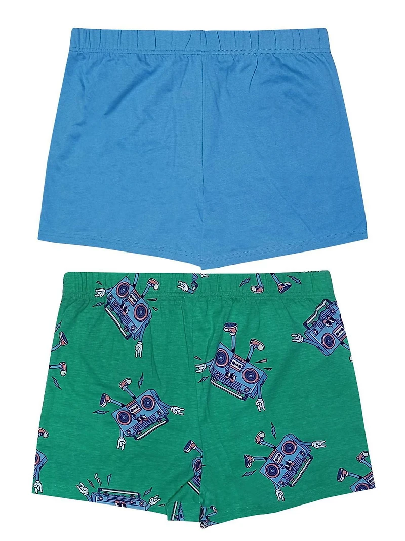 Short de nuit packet 2 en tricot - Adultes Hommes