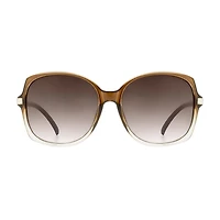 Lunettes de soleil enveloppantes marron TropicCal pour femmes