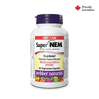 webber naturals Aide à soulager les douleurs articulaires de l’arthrose 30 capsules végétariennes