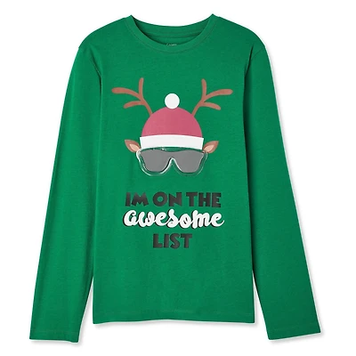 George Boys' Christmas Sound & Light-Up Patch Pullover