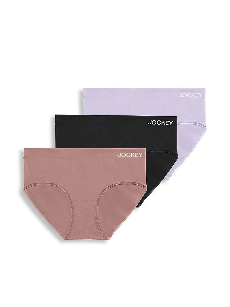 Culotte écologique taille basse Seamfree® Essentials de Jockey® – paquet de 3