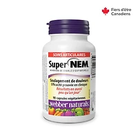 webber naturals NEM 500 mg membrane de coquille d'oeuf naturelle 90 capsules végétariennes