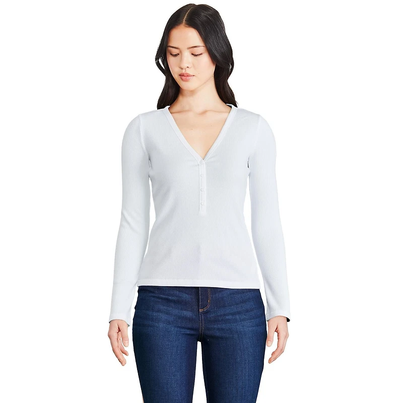 T-shirt henley George pour femmes