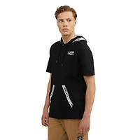 Ecko UNLTD sweat à capuche à manches courtes avec ruban adhésif pour hommes