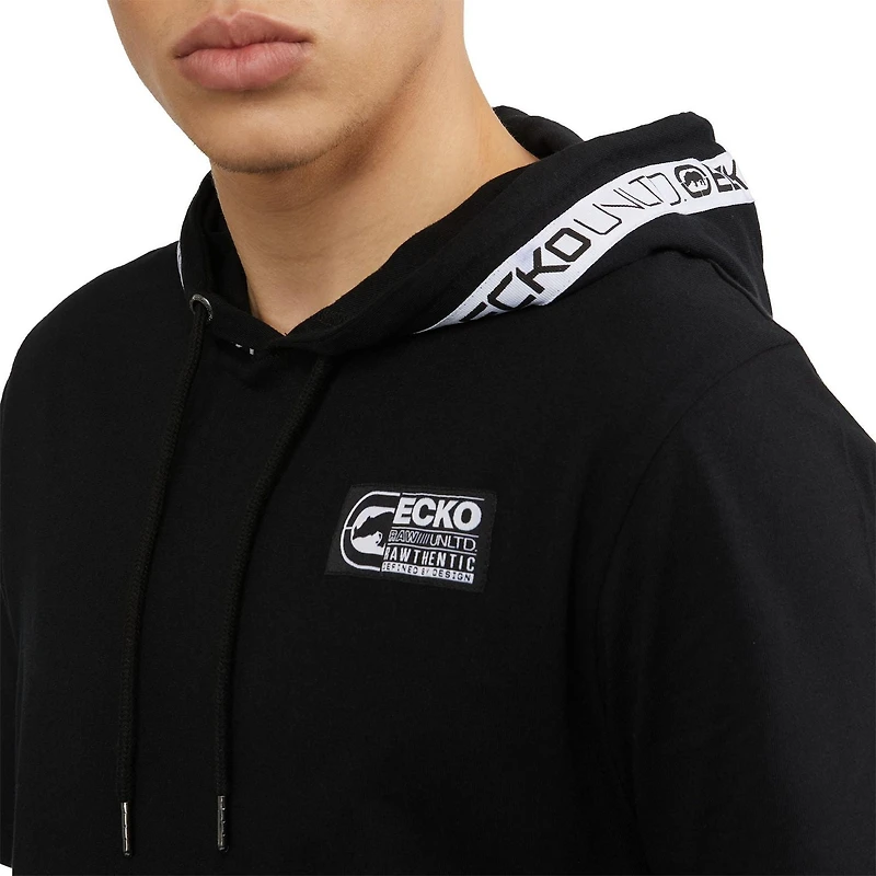 Ecko UNLTD sweat à capuche à manches courtes avec ruban adhésif pour hommes