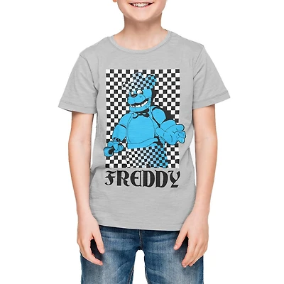 Five Night at Freddy's T-Shirt col rond à manches courtes pour garçon Tailles TP à TG
