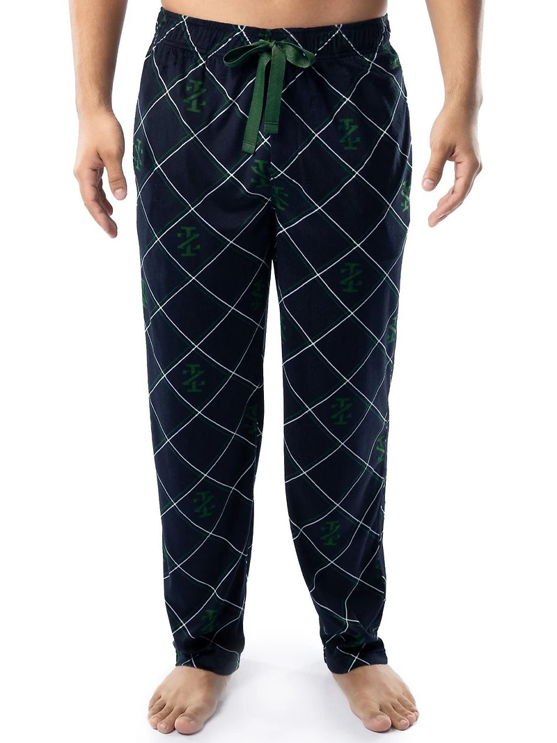 IZOD Men's Silky Fleece Sleep Pant, IZOD logo print