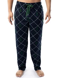 IZOD Men's Silky Fleece Sleep Pant, IZOD logo print
